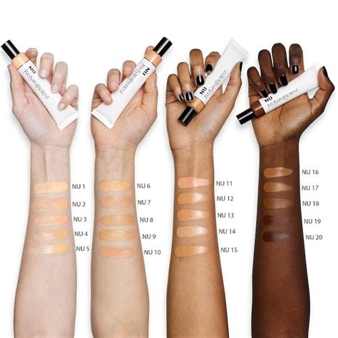 ysl nu bare look tint swatches|ysl tinted moisturiser.